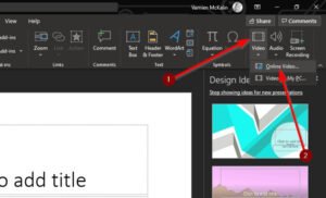 How to insert YouTube video into PowerPoint