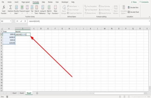 How to use Hour, Minute, and Second Function in Excel