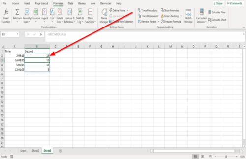 How to use Hour, Minute, and Second Function in Excel