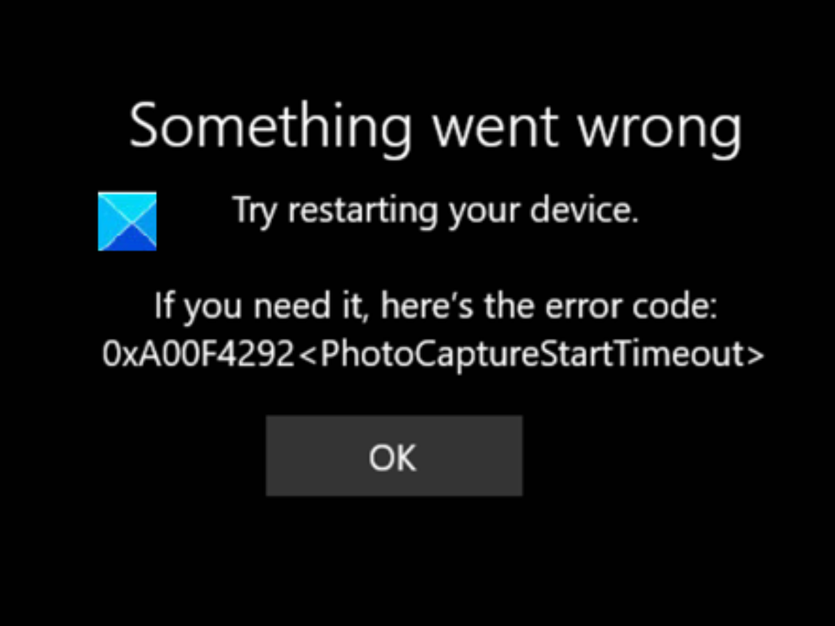 Fix Camera Error Code 0xa00f4292 On Windows 10