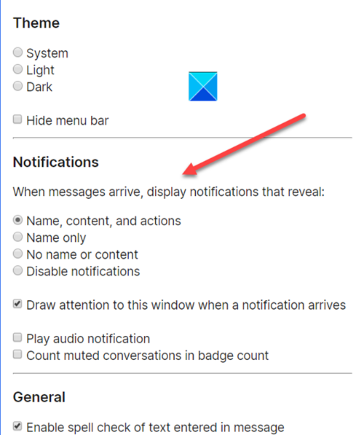 How To Spell Notification Change The Settings To What You Want 