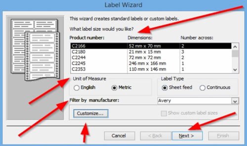 ms word label wizard