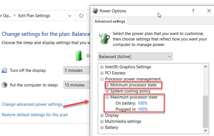 How does windows limit the CPU (Power Options / Battery saving) - Super  User