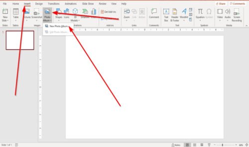 How to create a Photo Album in PowerPoint