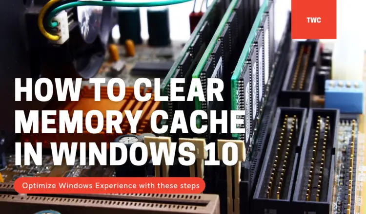 clear memory cache windows 10 using cmd