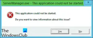 This application could not be started что делать windows 10