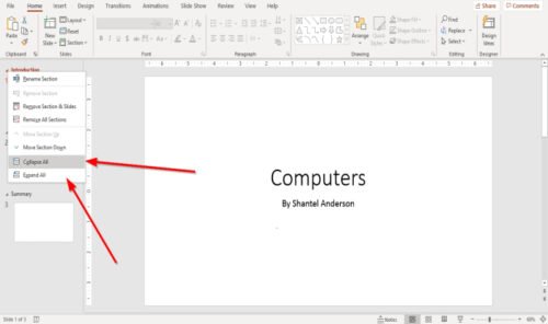 How To Create Sections In PowerPoint