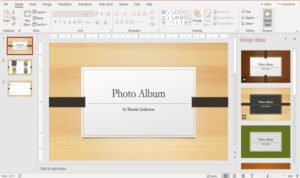 How to create a Photo Album in PowerPoint