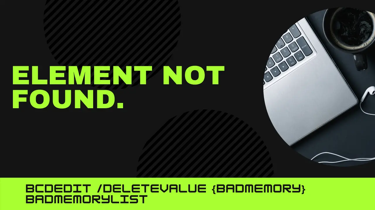 An error occurred while attempting to delete the specified data element Element not found