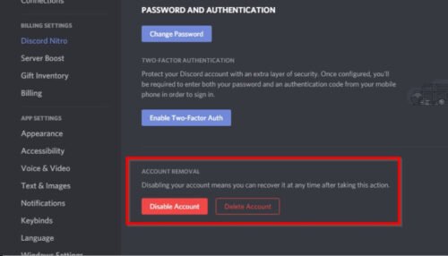 How to disable, delete or restore your Discord account