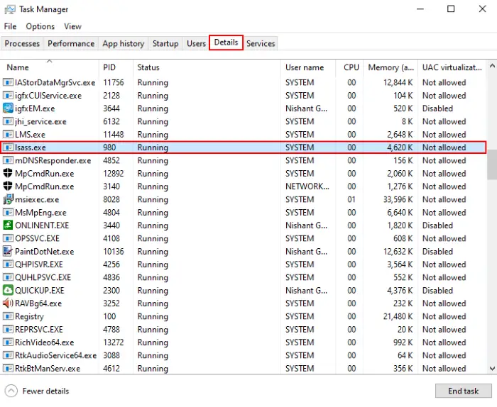 What is lsass exe in Windows 11 10  How to know If It is a Virus  - 70