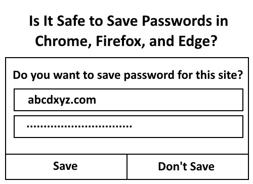 Is it safe to Save Passwords in Chrome  Firefox or Edge browser  - 33