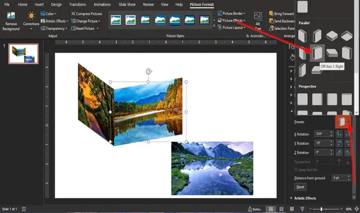 How to create a 3D Picture Cube in PowerPoint - 87