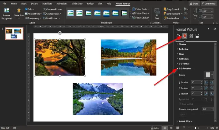 How to create a 3D Picture Cube in PowerPoint - 49