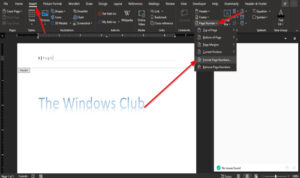 How to insert Header and Footer in Word document