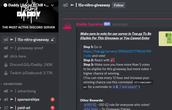 Best Discord Servers To Make Friends For You To Join - discord giveaway servers roblox