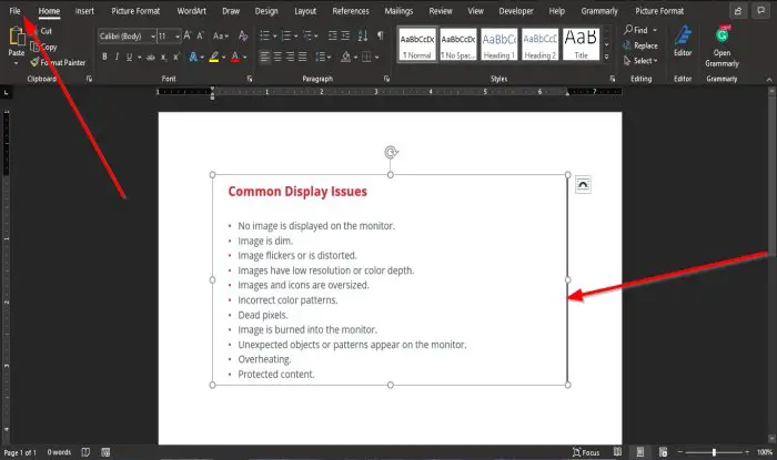 How to extract Text from an Image in Microsoft Word