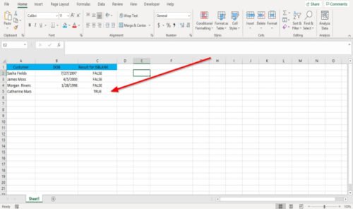 How to use the ISBLANK function in Excel