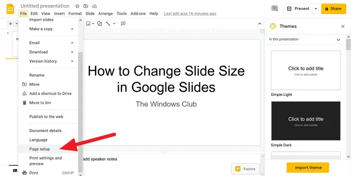  How To Change Slide Size In Google Slides On IPad 