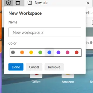 How to enable and use Workspaces on Microsoft Edge