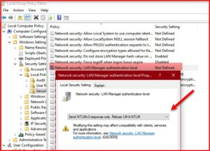 disable ntlm authentication group policy