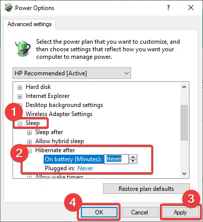 Windows computer freezes or becomes unresponsive when idle