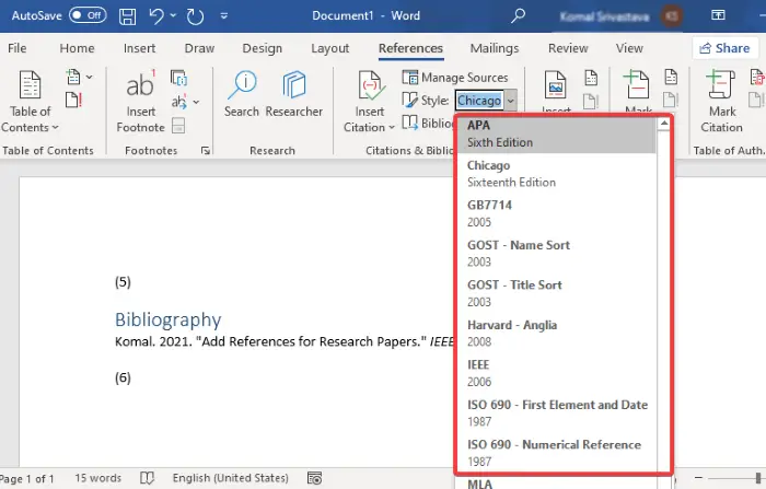 How To Format Citation In Word On Reference Partnerstide