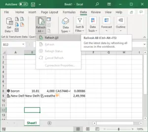 How to use Automatic Data Type feature in Excel