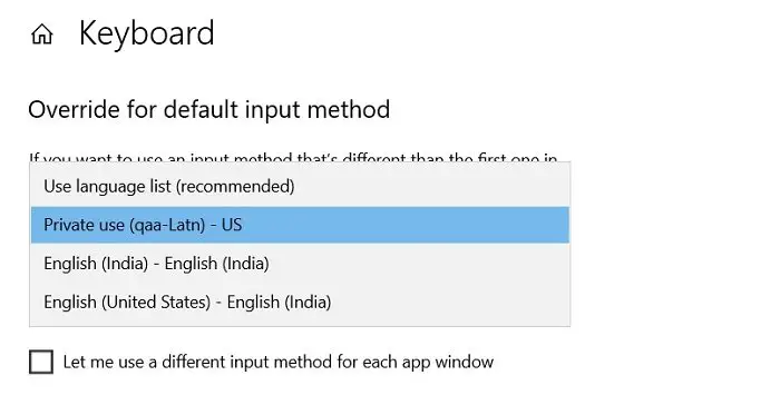 How to remove Unknown Locale keyboard in Windows 10