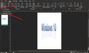 How to use the Page Options in Microsoft Publisher