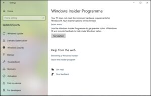 How To Get Windows 11 Insider Preview Build Now