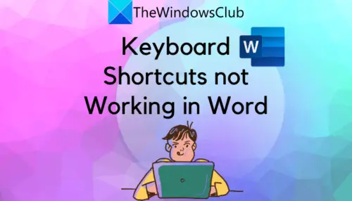 Word Shortcuts Not Working