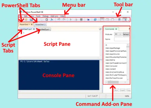 Windows powershell и windows powershell ise отличие