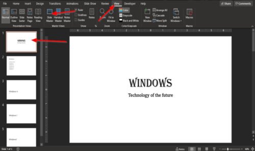 how to remove slide master from one slide in powerpoint