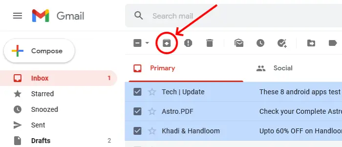 Archive Email In Gmail 1 
