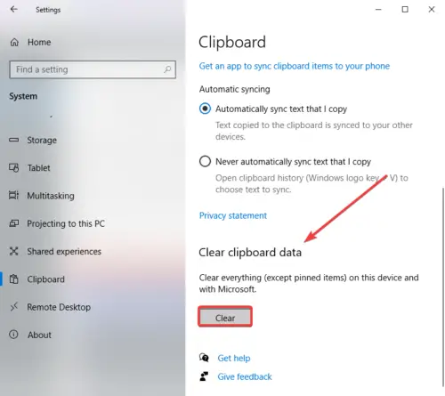 Clipboard History not working or showing in Windows 11/10