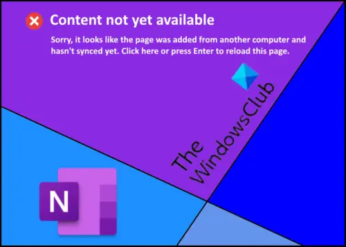 Fix Content not yet available error on OneNote