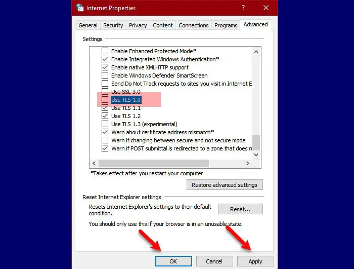 How To Enable Or Disable Tls In Windows Hot Sex Picture