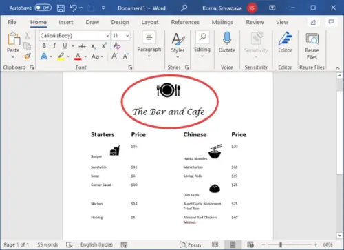 how-to-create-a-restaurant-menu-in-word