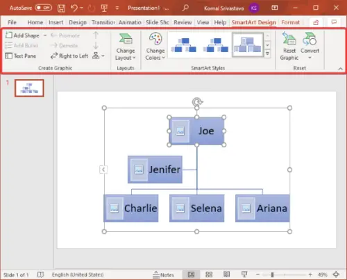 Create An Org Chart In Powerpoint Using A Template