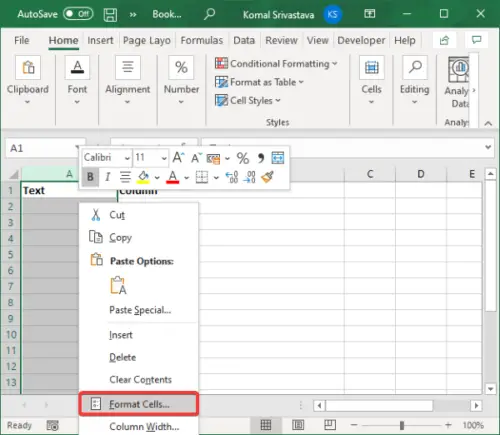 How to create Barcode in Excel