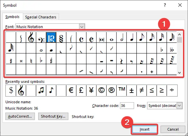 How To Insert Music Notes And Symbols In Word Document