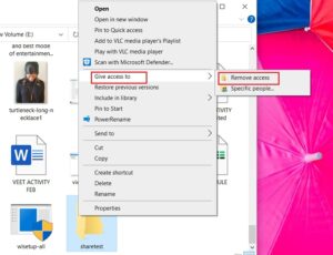 How to stop Sharing a Folder in Windows 11/10