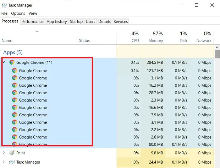 Comment Empêcher Plusieurs Processus Chrome De S'exécuter Dans Le Gestionnaire Des Tâches