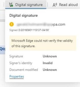 validate signature in pdf mobile