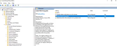 How To Enable Or Disable Win32 Long Paths In Windows 11 Tutorial ...