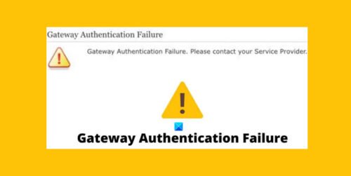 Authentication Failure