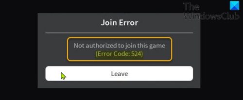 Roblox Game Fix Roblox error code 524 and 264 on Windows