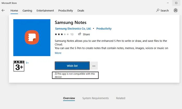 How to install Samsung Notes on Windows