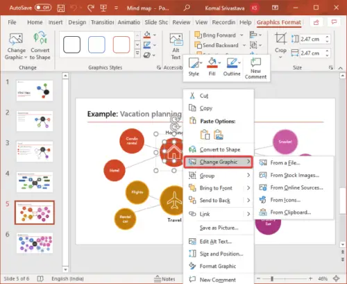 How to make a Mind Map in Microsoft PowerPoint